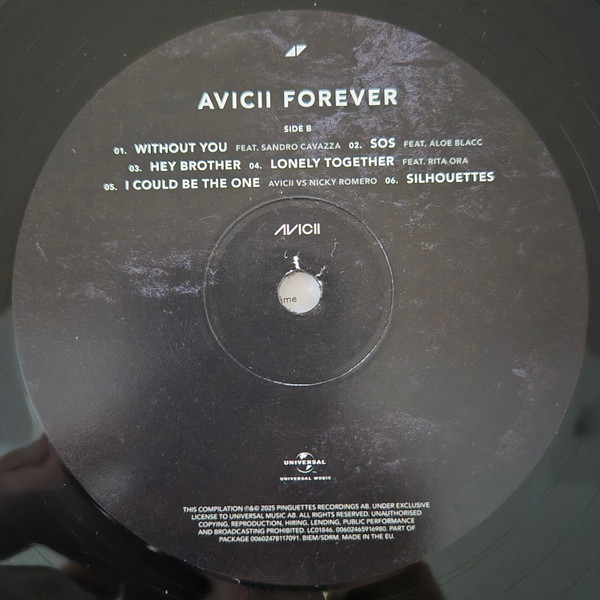 Виниловая пластинка Avicii – Avicii Forever - 2LP - рис.7