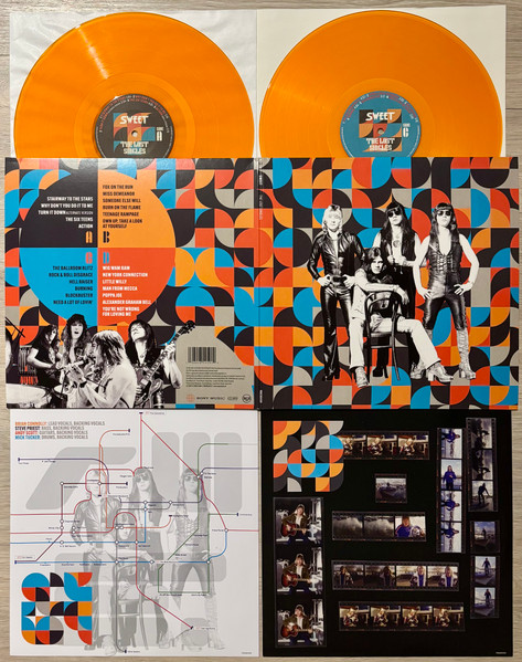 Виниловая пластинка The Sweet – The Lost Singles - Orange transparent 2LP - рис.2