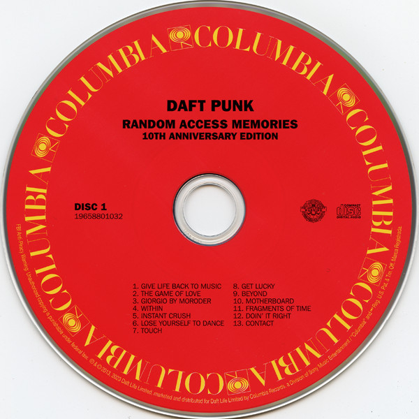 CD-диск Daft Punk – Random Access Memories (10th Anniversary Edition) CD - рис.5