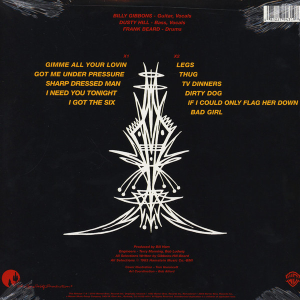 Виниловая пластинка ZZ TOP ELIMINATOR RED COLOURED LP - рис.1