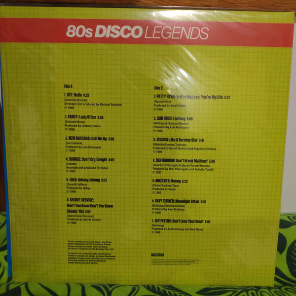Виниловая пластинка Various – Dancemaschina:80s Disco Legends - LP - рис.1