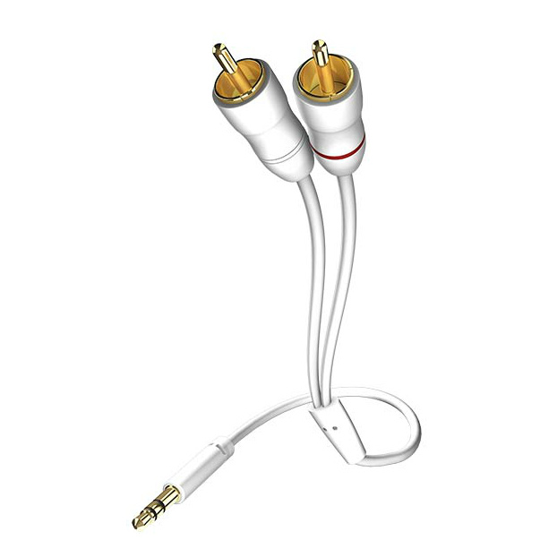 

Кабель Inakustik, Белый, Star MP3 Audio Cable, 3.5 Phone 2RCA 1.5 m