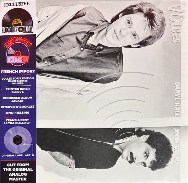 Виниловая пластинка Daryl Hall & John Oates – Voices (Clear) LP - рис.0