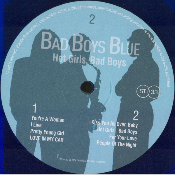 Виниловая пластинка Bad Boys Blue – Hot Girls, Bad Boys (Blue Vinyl) LP - рис.2