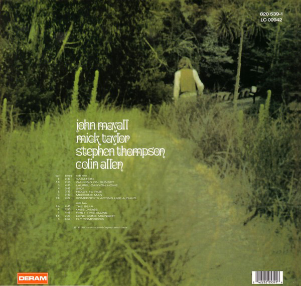 Виниловая пластинка John Mayall - Blues From Laurel Canyon - рис.1