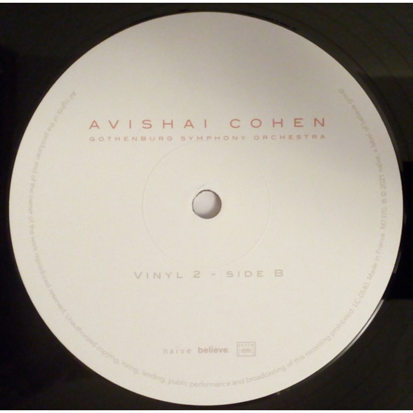 Виниловая пластинка Avishai Cohen Gothenburg Symphony Orchestra – Two Roses LP - рис.5