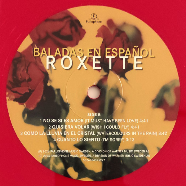 Виниловая пластинка Roxette - Baladas En Espanol (Red) - 2LP - рис.3