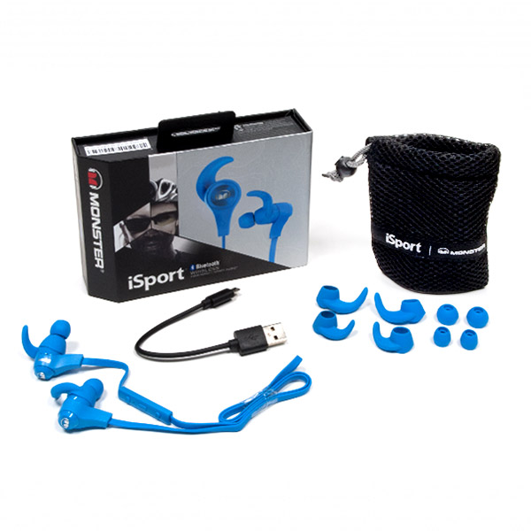 Беспроводные наушники MONSTER ISPORT BLUETOOTH WIRELESS IN-EAR (BLUE) - рис.7