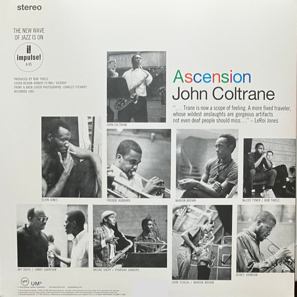 Виниловая пластинка John Coltrane – Ascension I & II (Analogue) - 2LP - рис.3