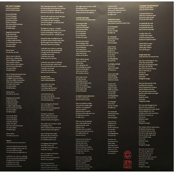 Виниловая пластинка Leonard Cohen – You Want It Darker LP - рис.5