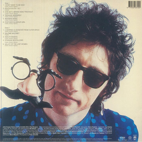 Виниловая пластинка John Cooper Clarke – Disguise In Love - Blue - LP - рис.1