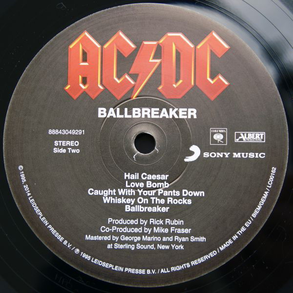 Виниловая пластинка ACDC - Ballbreaker - рис.3