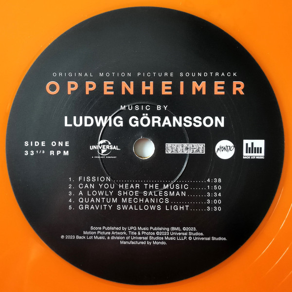 Виниловая пластинка Ludwig Göransson - Oppenheimer (Original Motion Picture Soundtrack)(coloured) - 3LP - рис.8