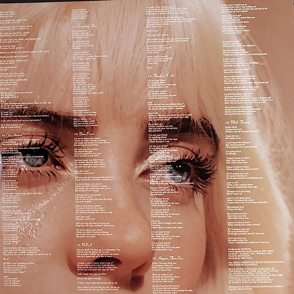 Виниловая пластинка Billie Eilish - Happier Than Ever (Golden Yellow) LP - рис.2