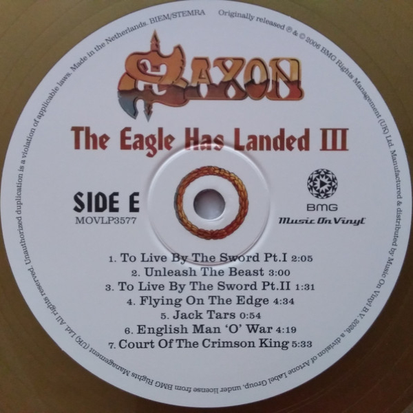 Виниловая пластинка Saxon - The Eagle Has Landed III (coloured) - 3LP - рис.8