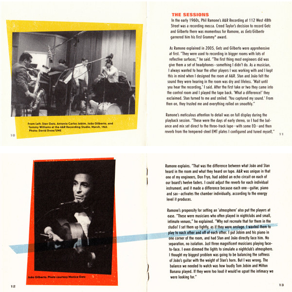 CD-диск Stan Getz & Joao Gilberto, Featuring Antonio Carlos Jobim - Getz & Gilberto SACD - рис.5