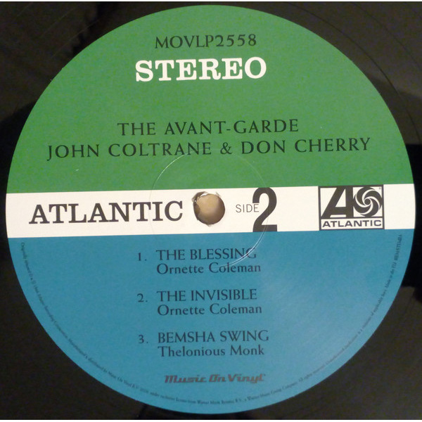 Виниловая пластинка John Coltrane & Don Cherry – The Avant-Garde LP - рис.3