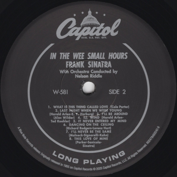 Виниловая пластинка Frank Sinatra - In The Wee Small Hours (Tone Poet) LP - рис.7