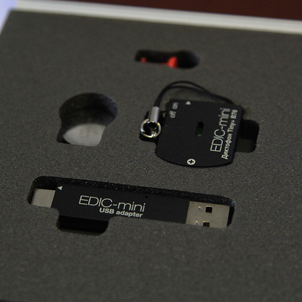 Диктофон EDIC-mini Tiny+ B76-150HQ Black - рис.1