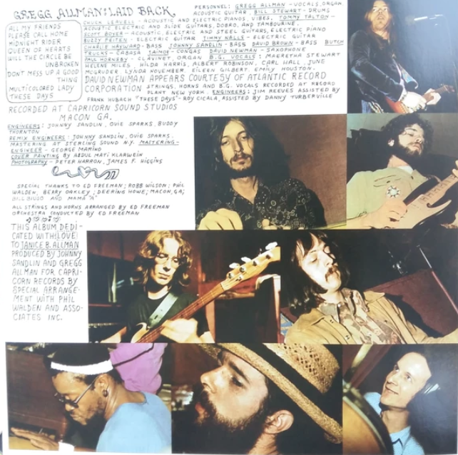 Виниловая пластинка Gregg Allman - Laid Back LP - рис.1