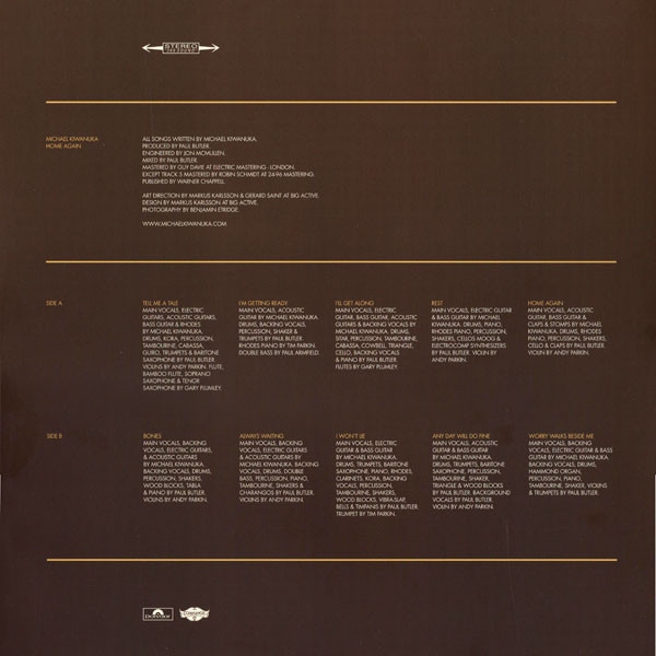 Виниловая пластинка Michael Kiwanuka - Home Again - рис.3