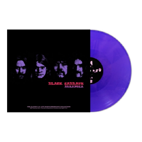 Виниловая пластинка Black Sabbath - Paranoia (BBC Sunday Show: London 1970) (coloured) LP - рис.0