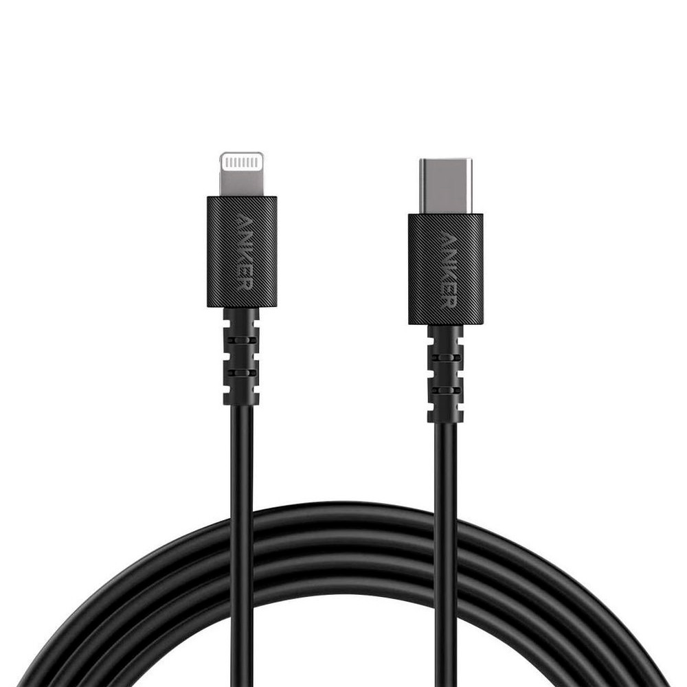 Кабель Anker PowerLine Select+ USB-C - Lightning Black 0.9m PowerLine Select+ USB-C - Lightning Black 0.9m - фото 5