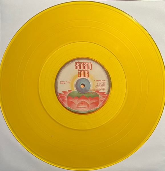 Виниловая пластинка Santana – Lotus - Translucent Yellow - 3LP - рис.2