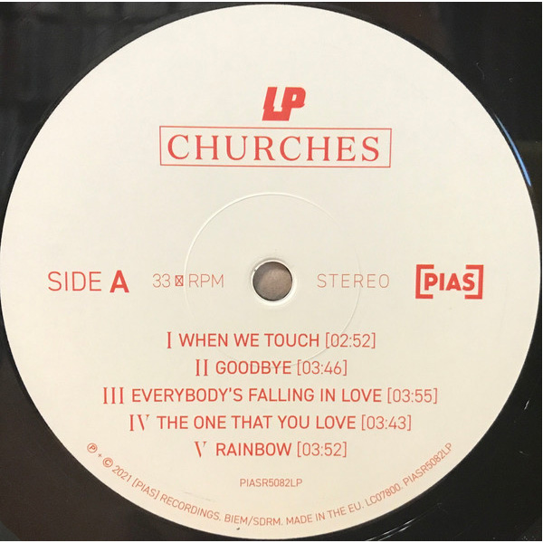 Виниловая пластинка LP – Churches LP - рис.2