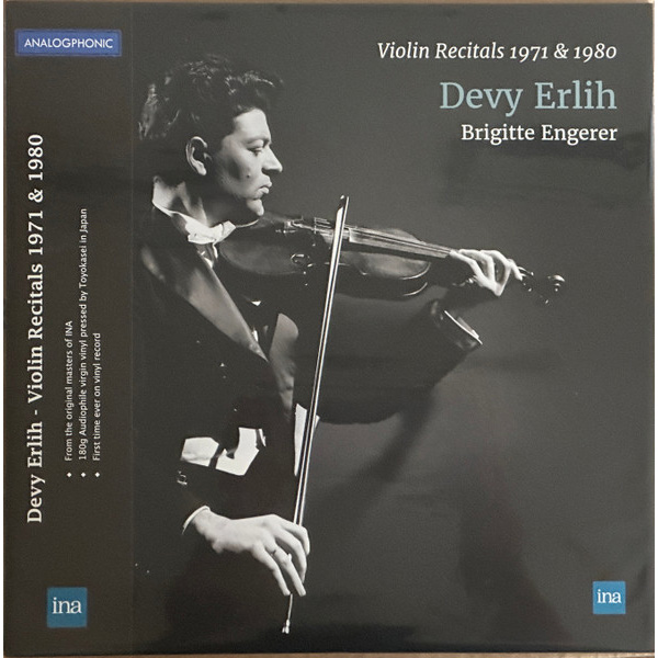 Виниловая пластинка Devy Erlih - Violin Recitals 1971 & 1980 LP - рис.0