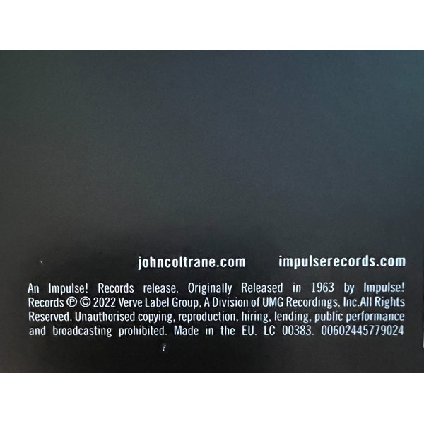 Виниловая пластинка The John Coltrane Quartet – Ballads LP Green - рис.1