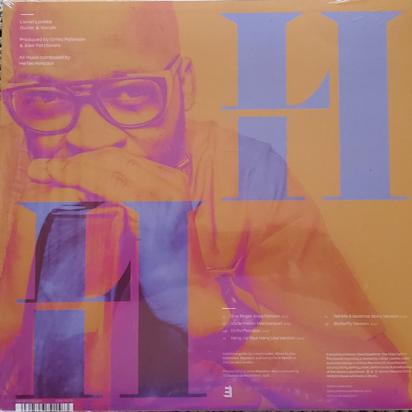Виниловая пластинка Gilles Peterson & Lionel Loueke - HH Reimagined LP - рис.1