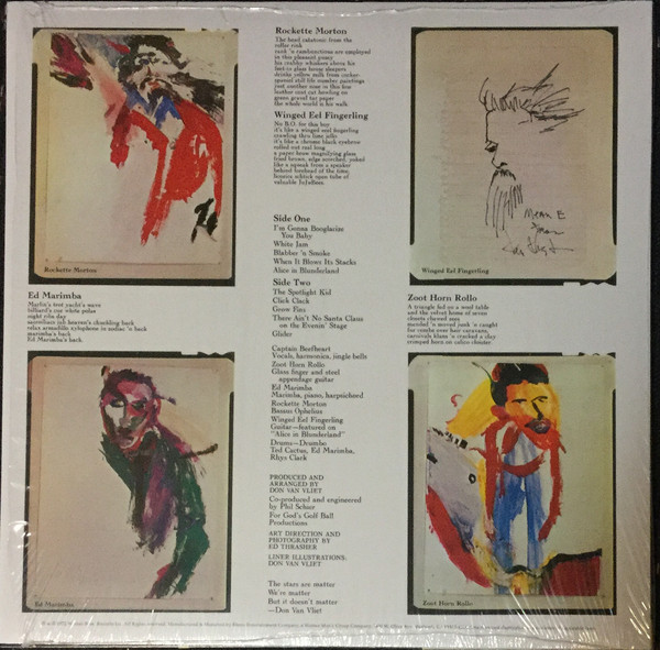 Виниловая пластинка Captain Beefheart - The Spotlight Kid (Spotlight Clear) LP - рис.3