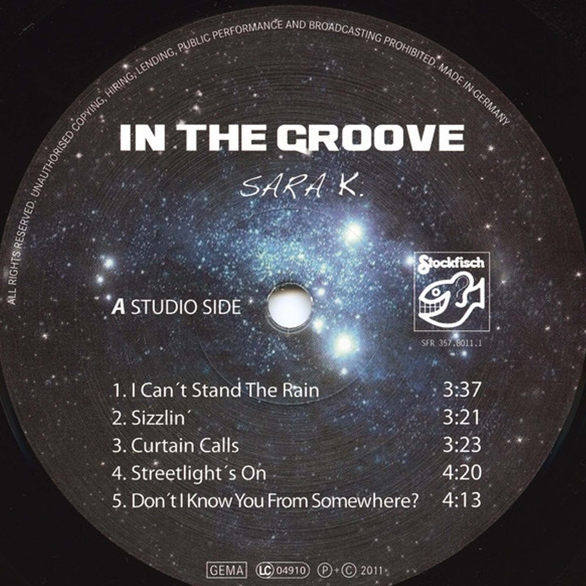 Пластинка Stockfisch Records Sara K. - In The Groove LP - фото 3