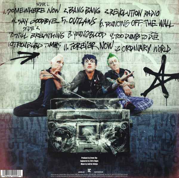 Виниловая пластинка Green Day - Revolution Radio (2016) - рис.1