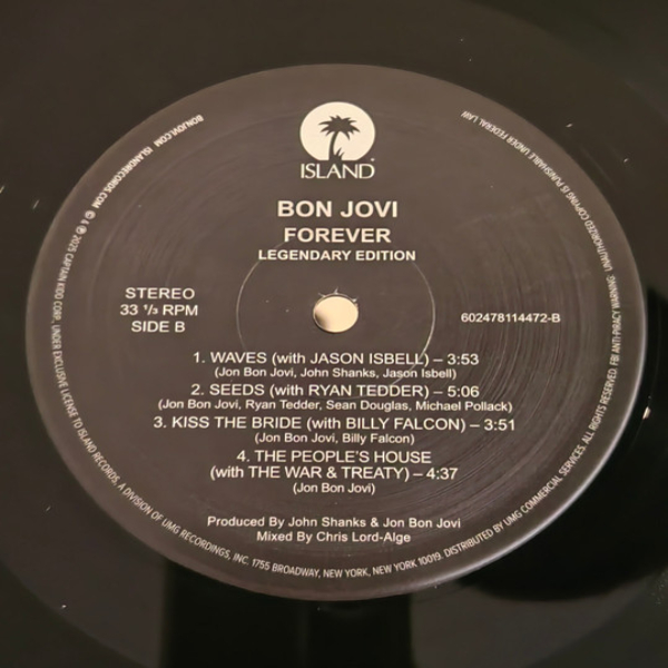 Виниловая пластинка Bon Jovi – Forever (Legendary Edition) - 2LP - рис.6