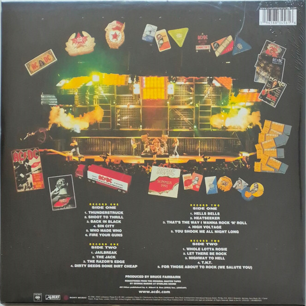 Виниловая пластинка AC/DC – Live (Coloured Gold) 2LP - рис.1