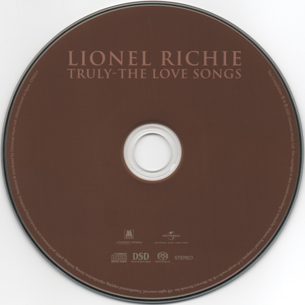 CD-диск Lionel Richie - Truly - The Love Songs SACD - рис.3