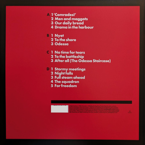 Виниловая пластинка Tennant / Lowe – Battleship Potemkin - 2LP - рис.3