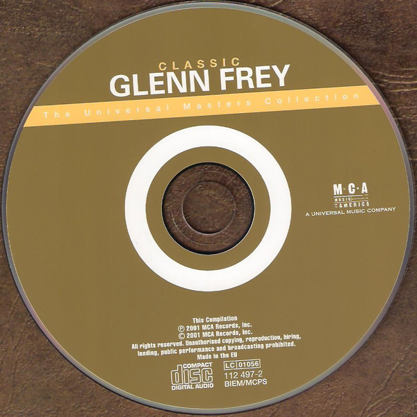 Виниловая пластинка Glenn Frey Classic The Universal Masters Collection - рис.2