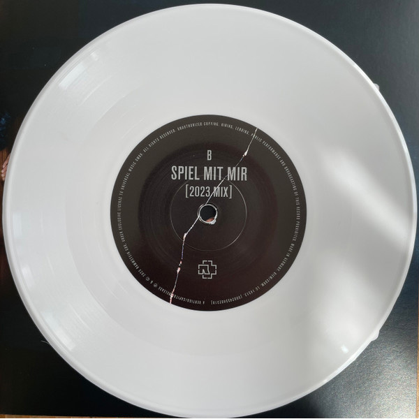 Виниловая пластинка Rammstein – Du Hast White 7" LP - рис.3