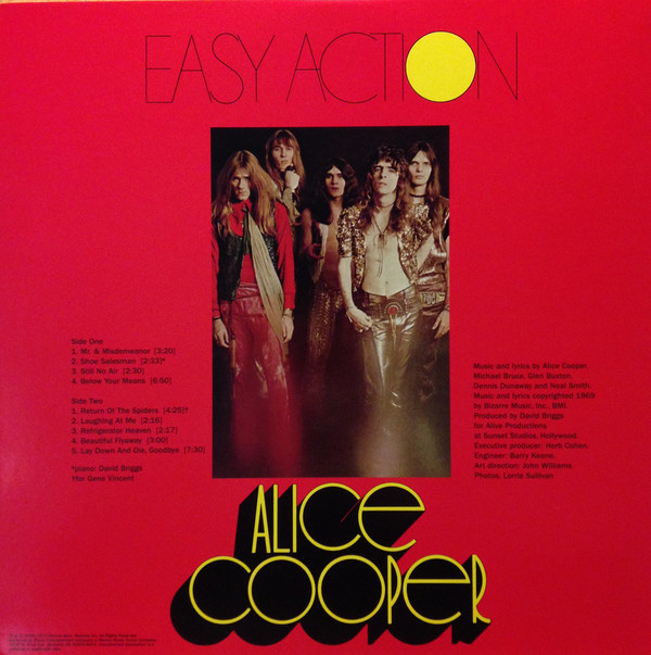 Виниловая пластинка Alice Cooper - Easy Action - рис.1