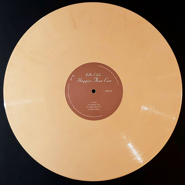 Виниловая пластинка Billie Eilish - Happier Than Ever (Golden Yellow) LP - рис.13