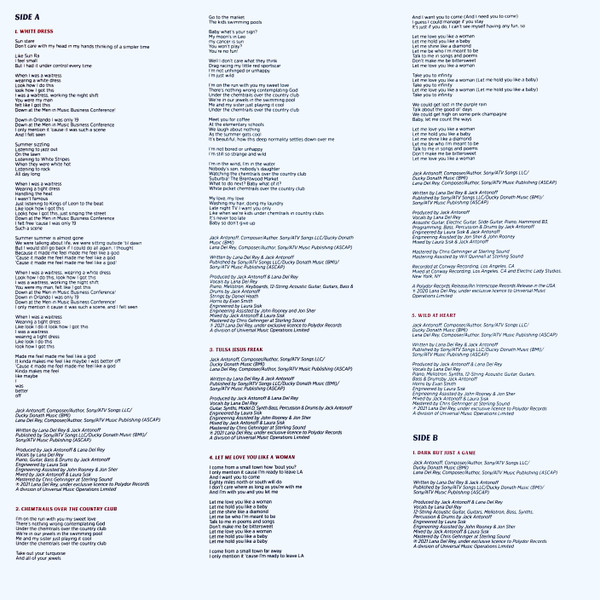 Виниловая пластинка Lana Del Rey - Chemtrails Over The Country Club LP - рис.2