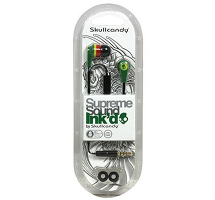 Наушники Skullcandy INK'D with MIC RASTA - рис.3