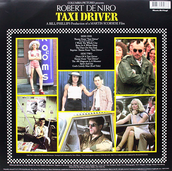 Виниловая пластинка Bernard Herrmann - Taxi Driver (Original Soundtrack Recording) - рис.1