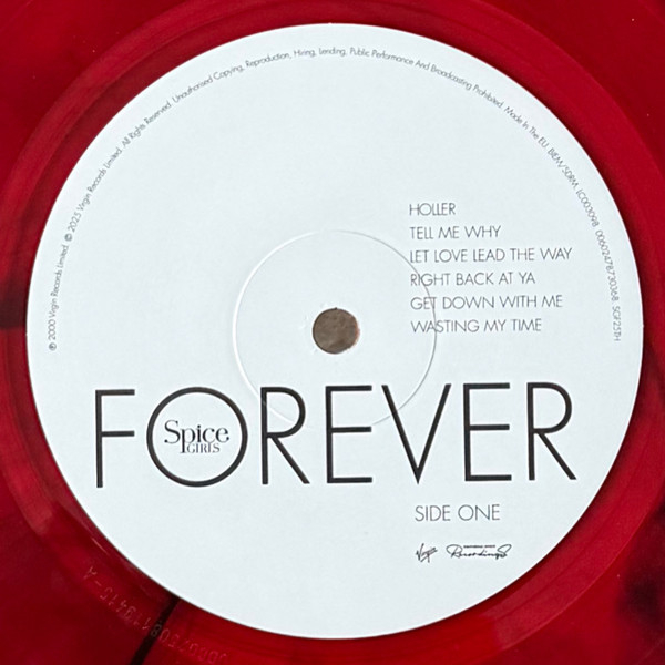 Виниловая пластинка Spice Girls – Forever (25th Anniversary) (Red W/ Black Marble) LP - рис.7