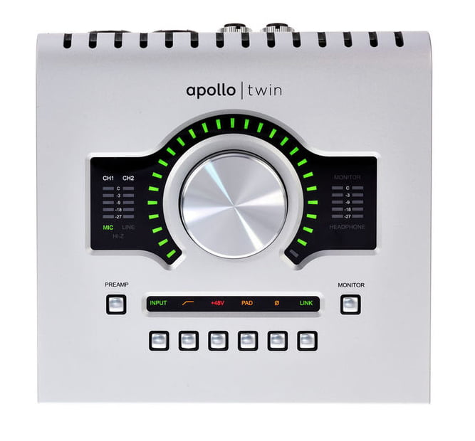 Аудиоинтерфейс Universal Audio APOLLO TWIN DUO silver - рис.2