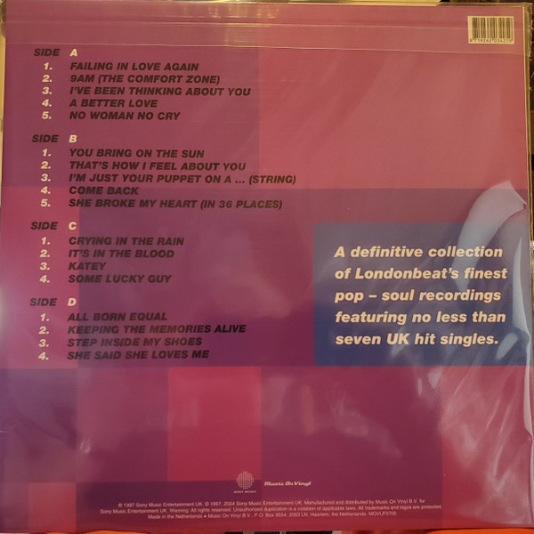 Виниловая пластинка Londonbeat – The Very Best Of (Blue) 2LP - рис.1