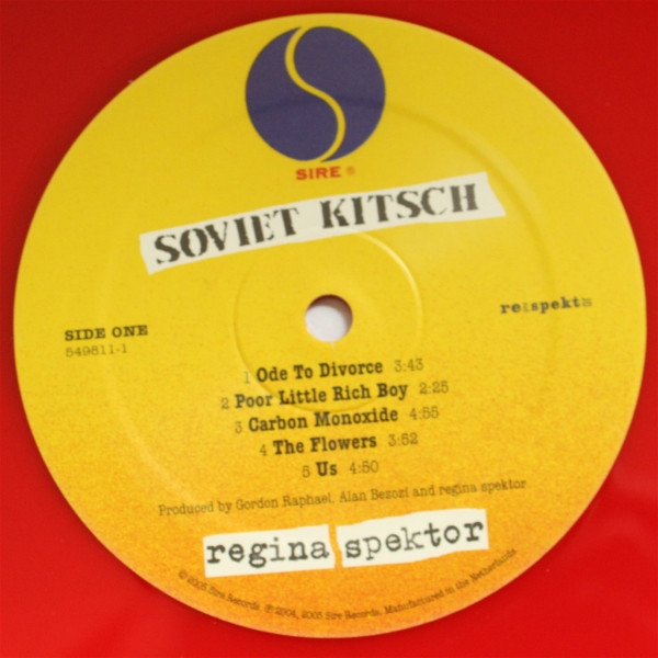 Виниловая пластинка Regina Spektor - Soviet Kitsch - рис.2